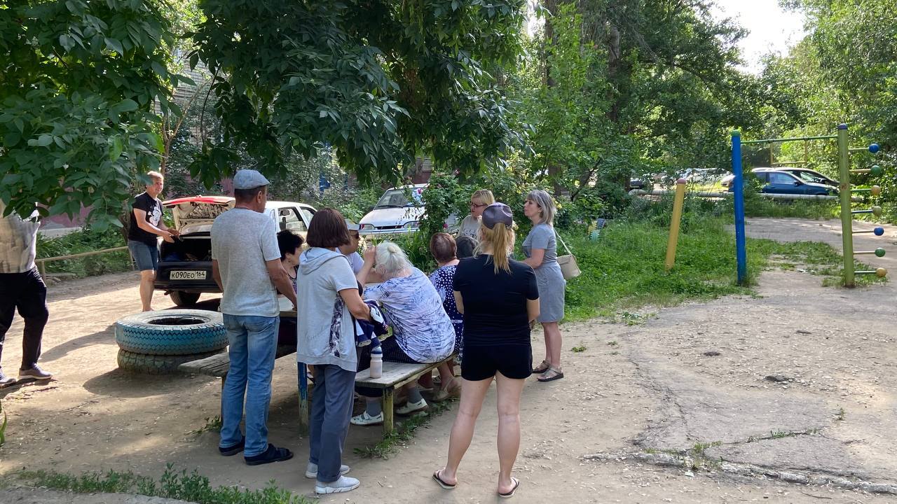 Встреча представителей УК «АТСЖ» с жителями дома №29 по ул. Антонова.
