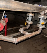 По адресу: ул. Куприянова, д. 14 выполнен капитальный ремонт лежаков центрального отопления в подвальном помещении.