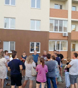 Во вторник, 30 августа состоялось очное собрание с жителями дома по адресу: проспект Героев Отечества, д. 6а