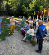 Встреча представителей УК «АТСЖ» с жителями дома №21 и 19а по ул. Антонова.